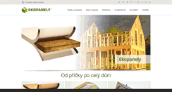 Desktop Screenshot of ekopanely.cz